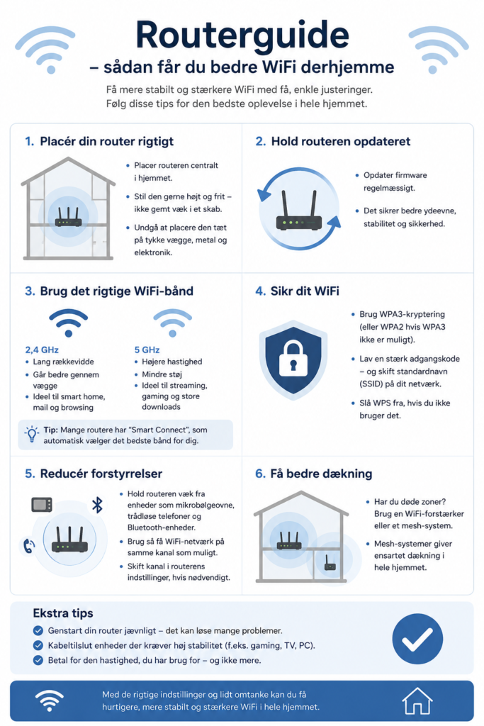 Routerguide - få bedre internet i hjemmet